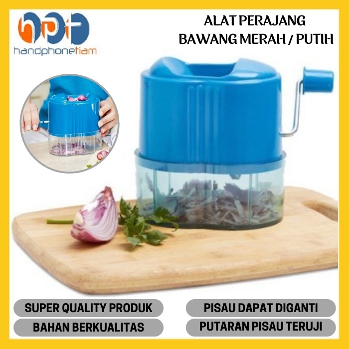 { HPT }Perajang Bawang Alat Pemotong Bawang Merah Onion Slicer Praktis / Blander Giling Manual Halus