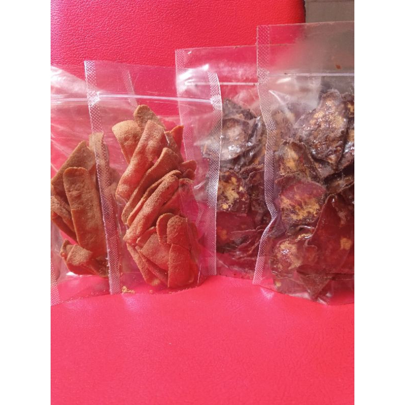 

sosis kres usus Krispy dan ubi coklat