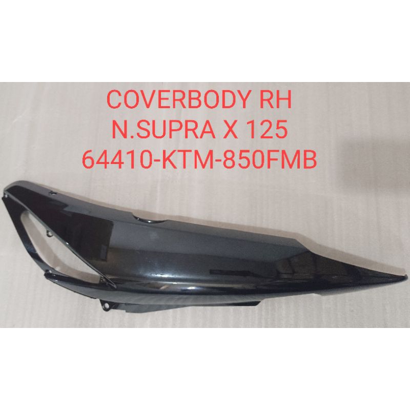 Cover Body Kanan Honda New Supra X 125 Old Hitam 64410KTM850FMB Original