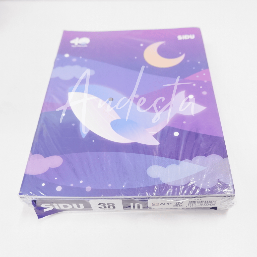 

BUKU TULIS SIDU 38 LEMBAR / BUKU TULIS BERGARIS 1 PACK ISI (10 PCS)