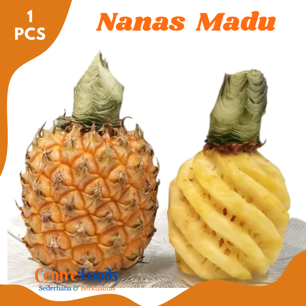 

NANAS MADU Segar - Buah Nanas Madu Pemalang Fresh | 1 Buah [ Harga Per PCS ]