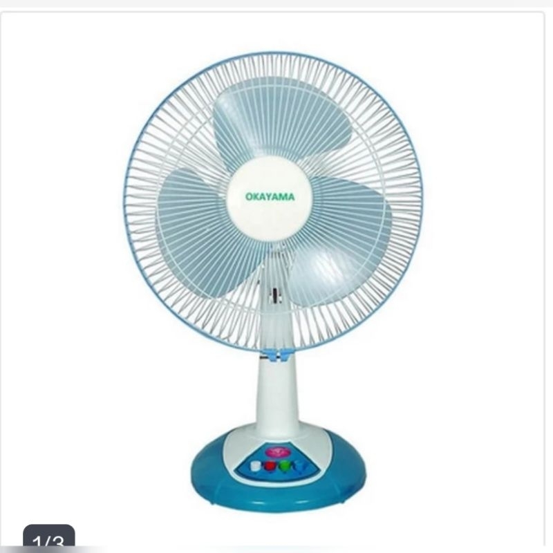 Kipas angin meja 12 inch OKAYAMA Desk fan 12 inch OKAYAMA Kipas angin duduk