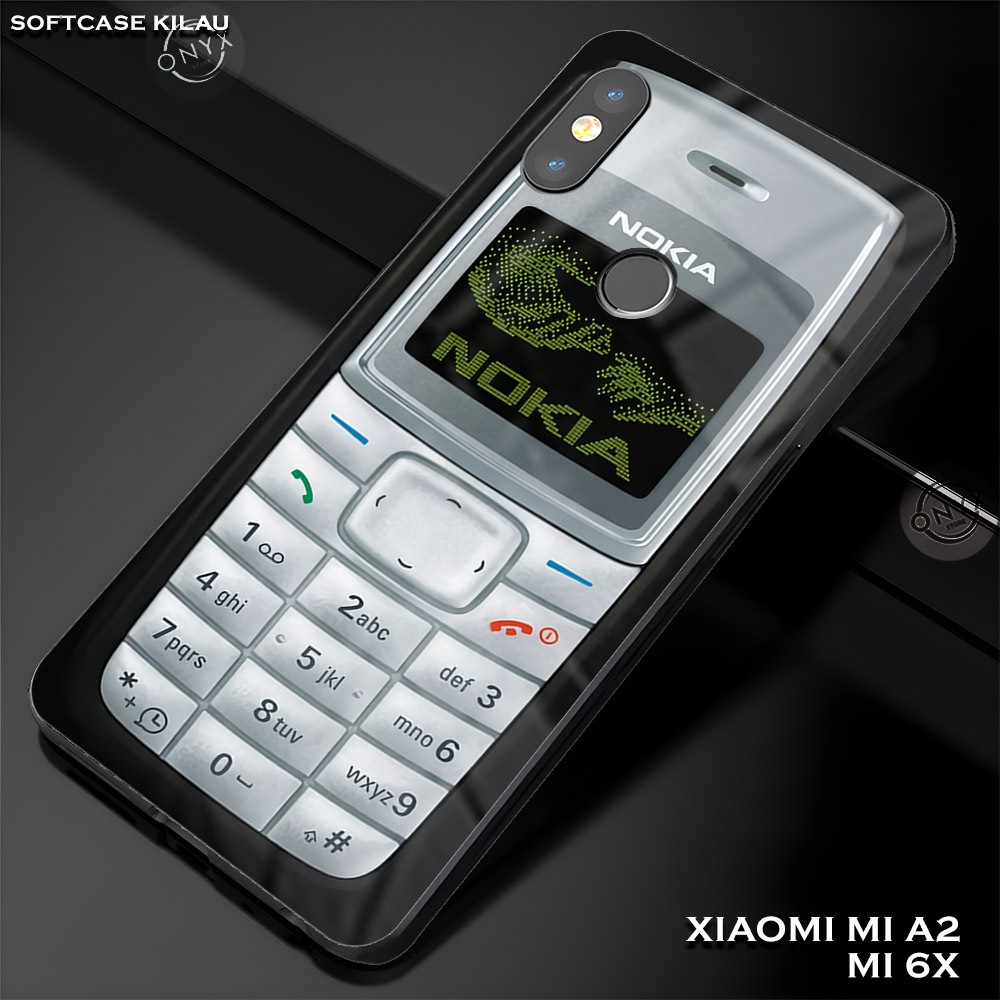 [AA21] Softcase Glossy XIAOMI MI A2 | MI 6X | Motif Nokia Jadul | Case Kilau Xiaomi Mi A2 Mi X6 | Ke