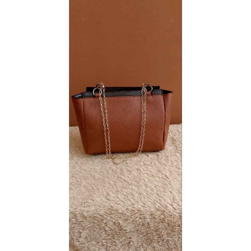 Preloved tas kulit jeruk