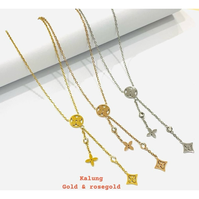 kalung rumbai LV