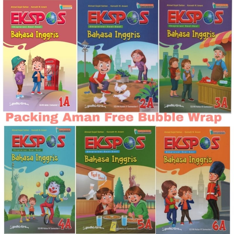 EKSPOS Ekplorasi Soal Soal Bahasa Inggris SD Kelas 1 2 3 4 5 6 A/B Kurikulum Merdeka Yudhistira