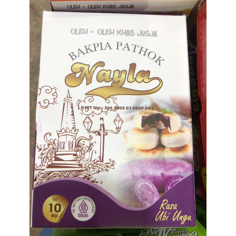 

Bakpia Pathok "Nayla" Oleh Oleh Khas Jogja isi 10pcs