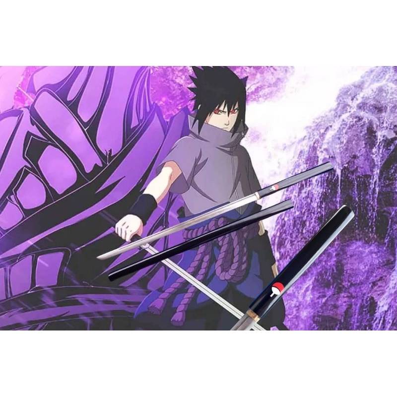 PEDANG MAINAN ANIME SASUKE NARUTO HITAM