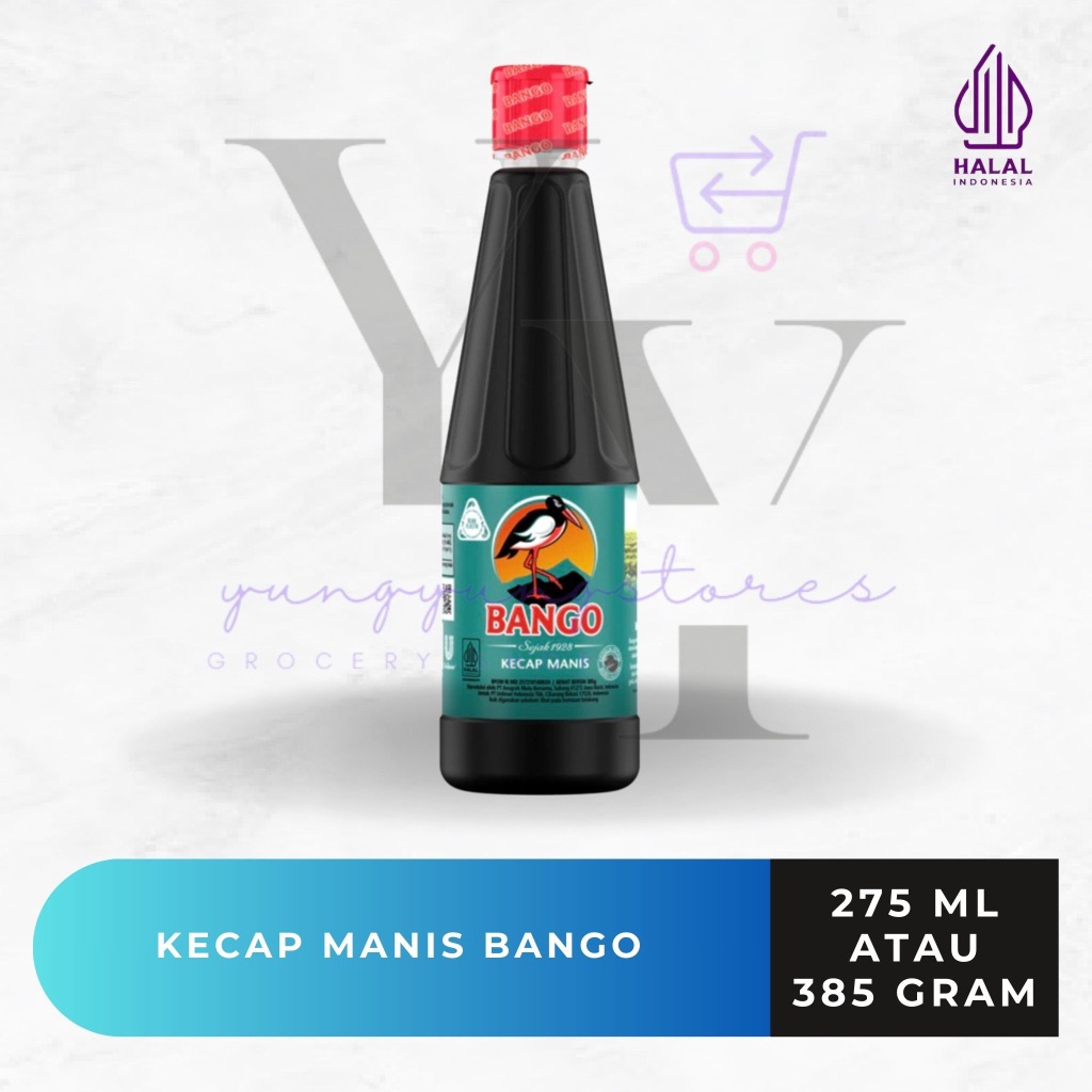 

Kecap Manis Bango Botol 275 ml / 385 gram