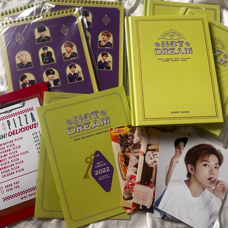 

SHARING SEASONS GREETINGS 2022 NCT DREAM NCT 127 CALENDAR MINI BROCHURE DIARY BOOK