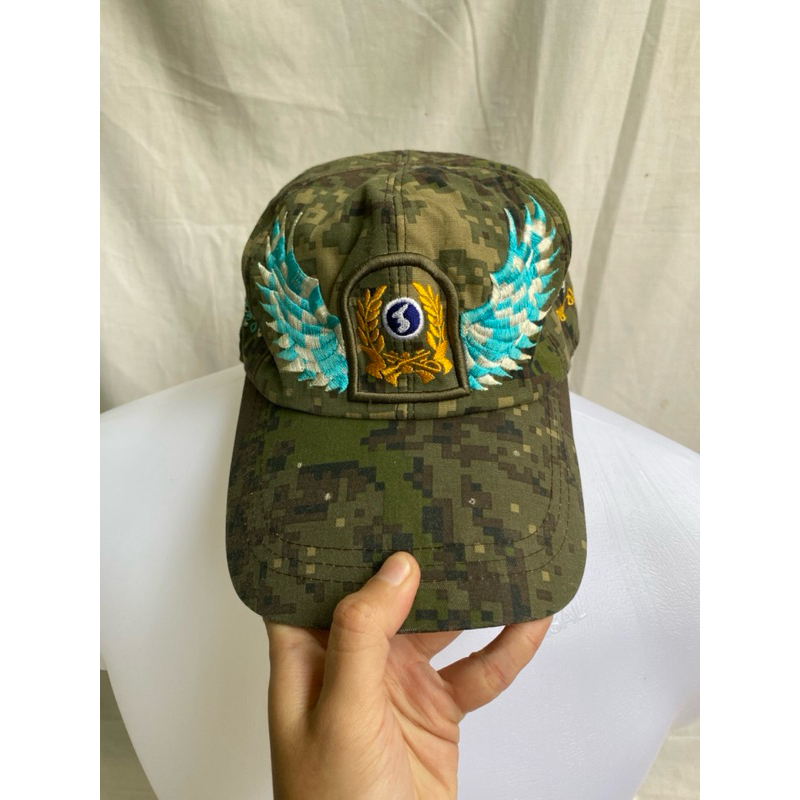 Cap Topi Army Loreng Digital Granit ROKA Korea Army (17)