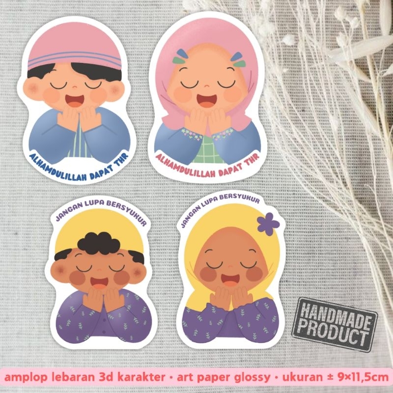 

[12pcs] Amplop Lebaran 3D Terbaru 2025 Besar