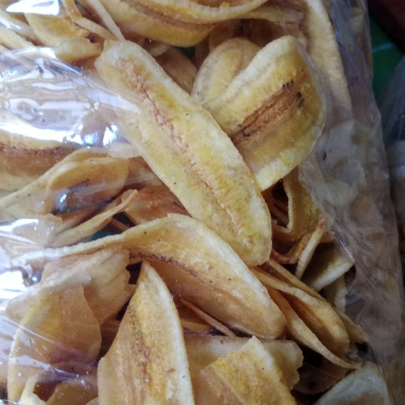 

Keripik pisang asli lampung gurih 1 kg