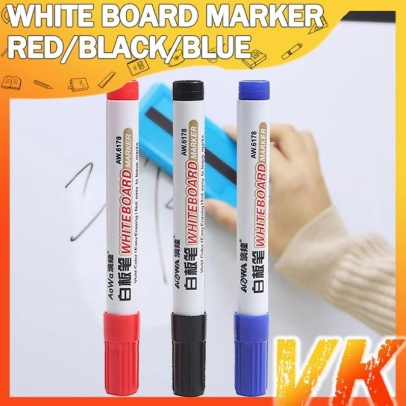 

Spidol Papan Tulis Kantor yang Dapat Dihapus Whiteboard Marker Spidol Papan Tulis Hitam Biru Pena Gambar Perlengkapan Sekolah