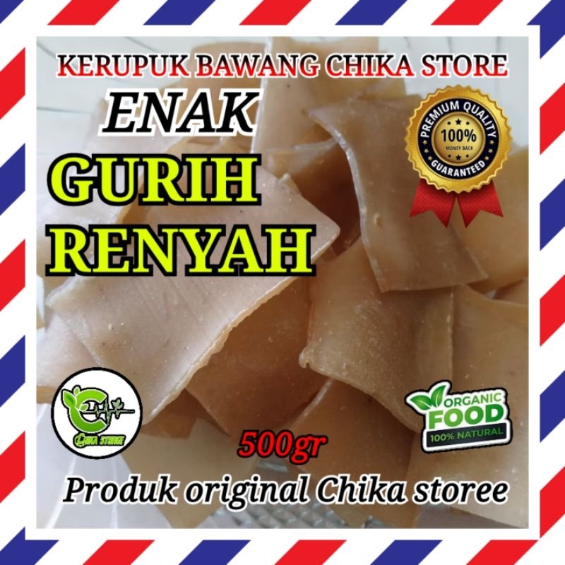

kerupuk bawang lokal original 1kg