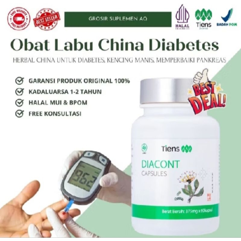 Kapsul labu cina diabetes/obat diabetes