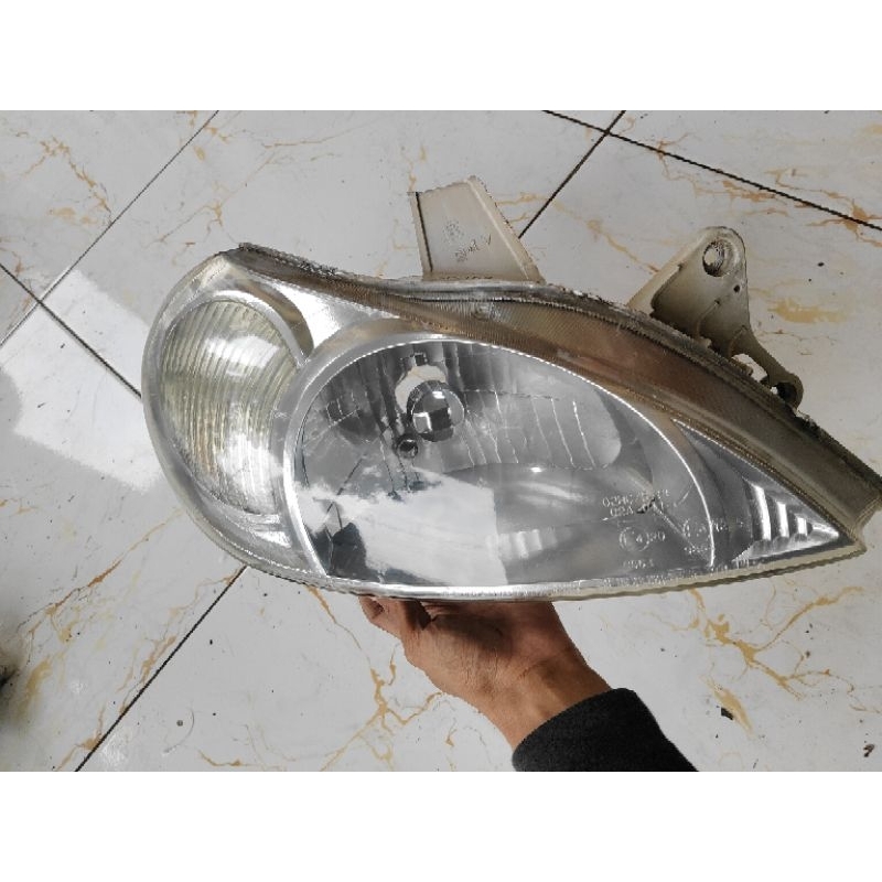 headlamp lampu depan kia rio 2000 2001 2002 kanan ori