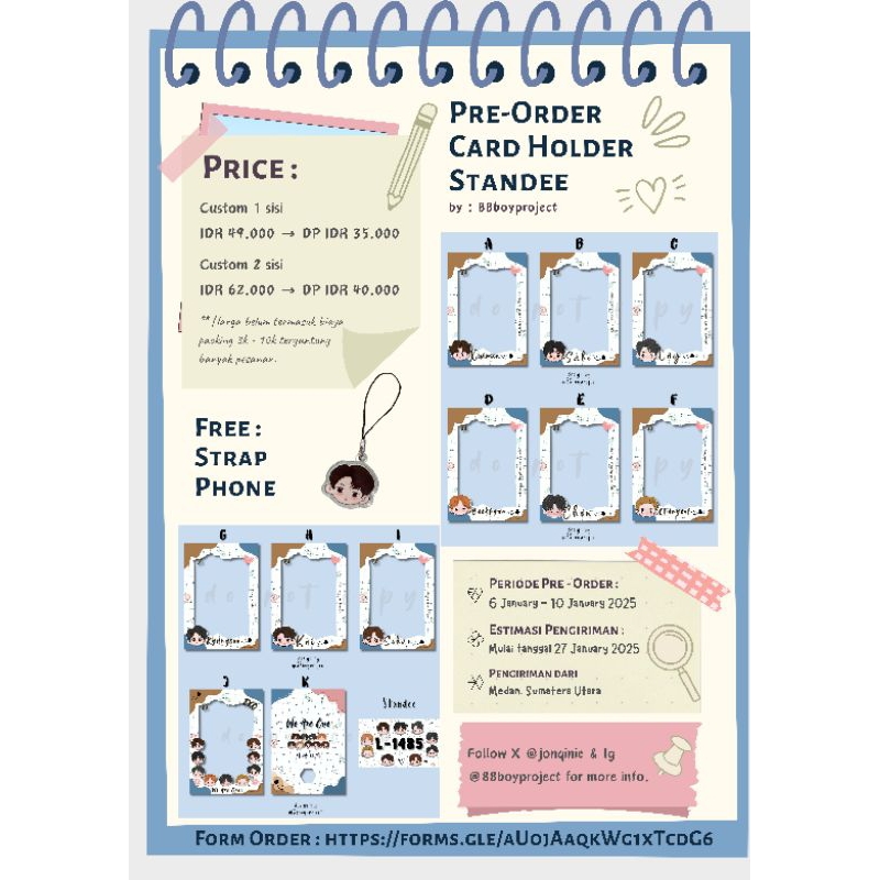 

Pelunasan Card Holder Standee by 88boyproject