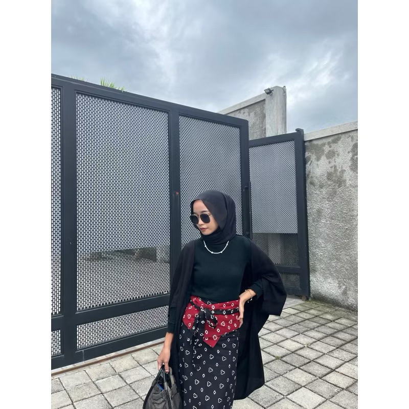 Outer panjang/outer polos/outer batik/outer kondangan