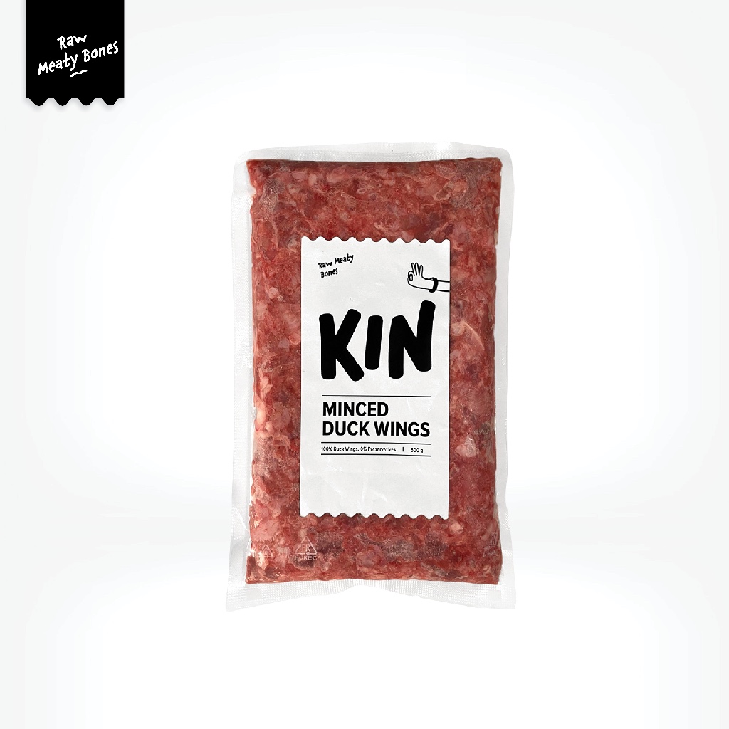 MINCED DUCK WINGS - KIN DOG FOOD