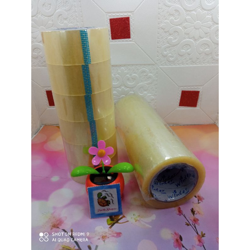

lakban/ selotip bening winter tape 45mm x 90 yard ( 6 pcs)