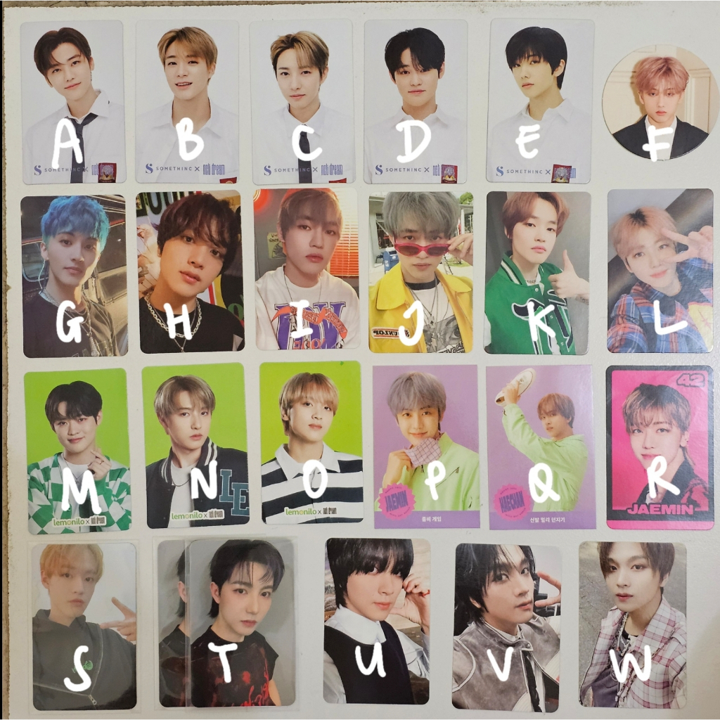[READY] NCT Dream Photocard Circle Card Mark Renjun Jeno Haechan Jaemin Chenle Jisung somethinc lemo