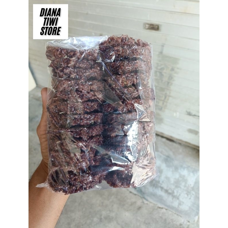

rengginang ketan hitam 500 gram isi 25 rengginang mentah 500 gram isi 25