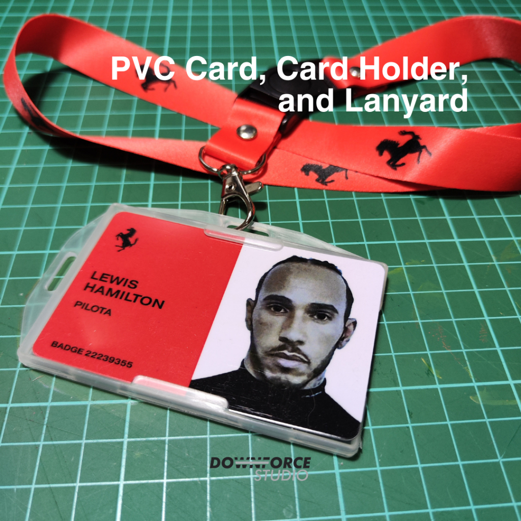 

F1 ID Card Lanyard PVC Formula 1 - Kartu ID Drivers [Downforce Studio]