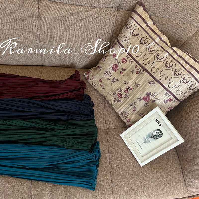 Rok BB Span Panjang / Rok BB Wavy Pola Gelombang / Rok Span Wanita