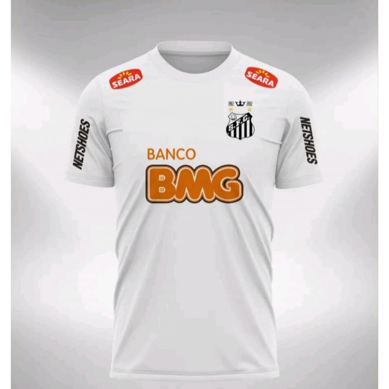 JERSEY OFFICIAL SANTOS HOME 2011-2012 FULL PRINTING GRATIS NAMA DAN NO PUNGGUNG