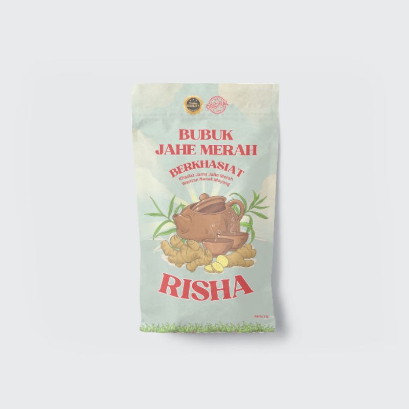 

Jahe Merah Bubuk RISHA 100% Original 1 kg