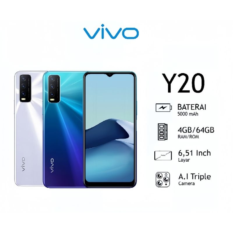 HP SECOND VIVO Y20 RAM 4/64GB