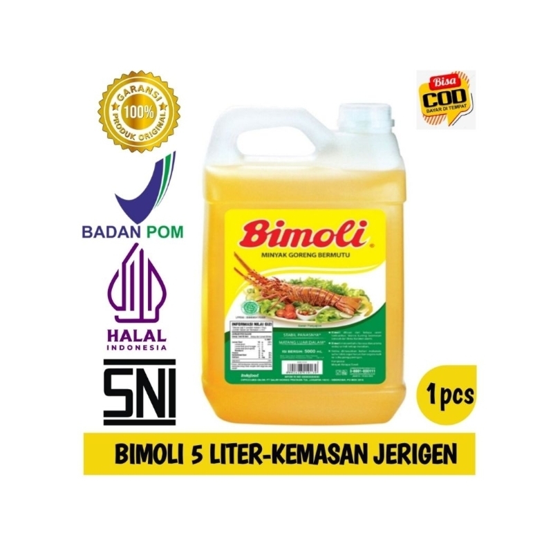 

Bimoli Minyak Goreng Bermutu 5 Liter-Kemasan Jerigen