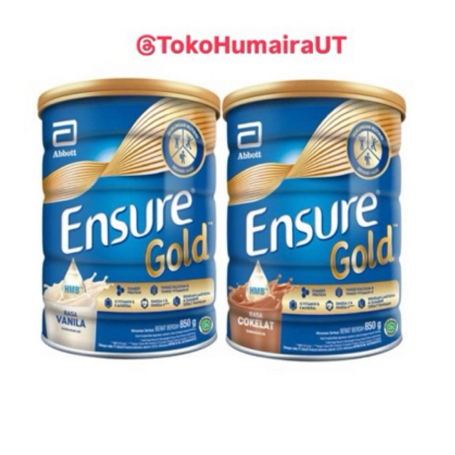 

ENSURE GOLD VANILA COKELAT COKLAT 850gr Abbott