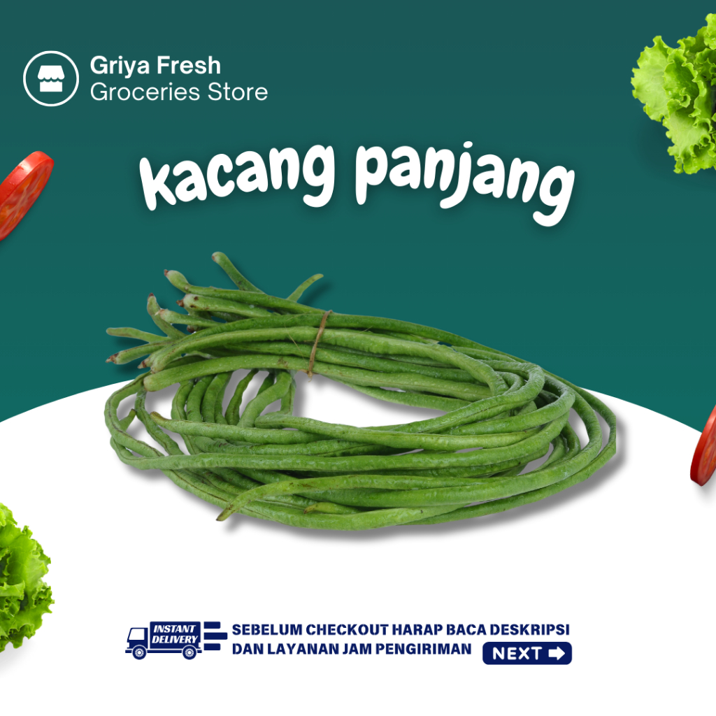 

Kacang Panjang Fresh 1 Ikat - Kirim Instant