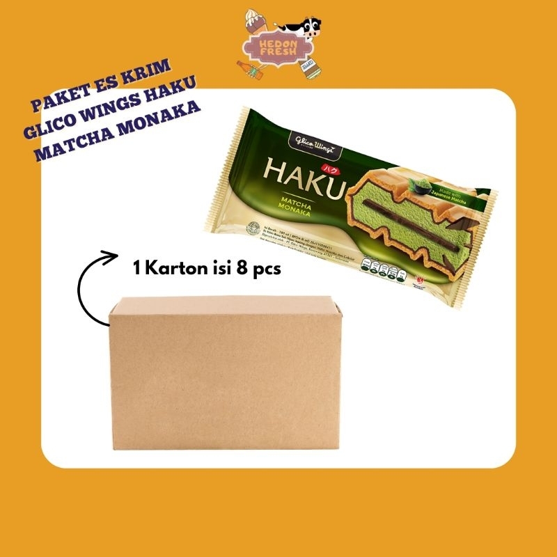 

Paket Es Krim Glico Wings Haku Matcha Monaka
