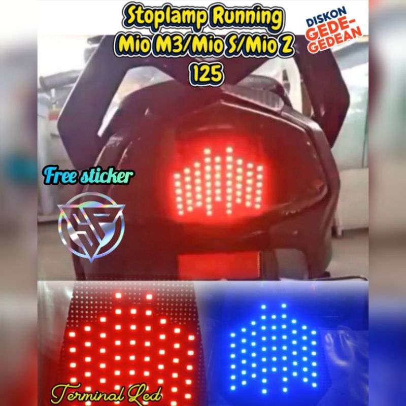 Urfalah_jati - Lampu Stoplamp Running Mio M3 Mio Z Mio 125 LED Super Terang