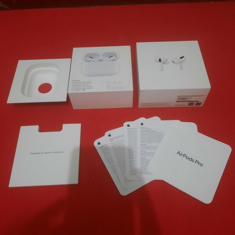dus box airpods pro original 100% copotan digimap lengkap manual book