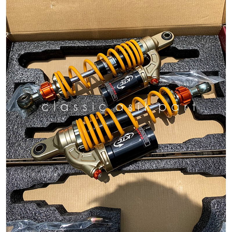 SHOCK BREAKER TABUNG SHOCK TABUNG KTC EVO YELLOW KUNING SIZE 320MM BEBEK MATIC UNIVERSAL