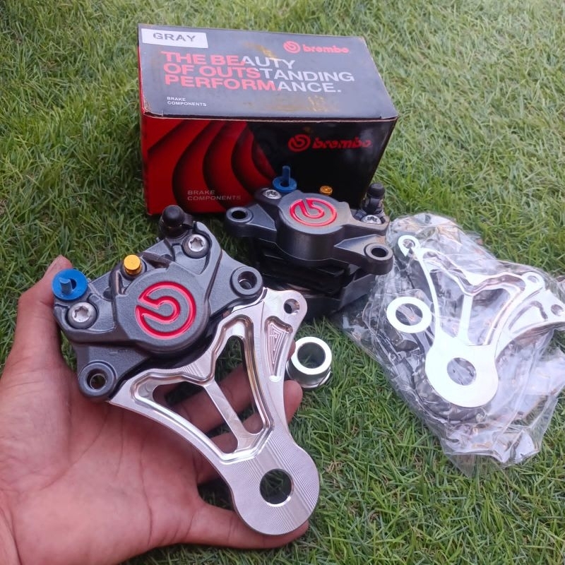 Kaliper Belakang set Breket CNC
