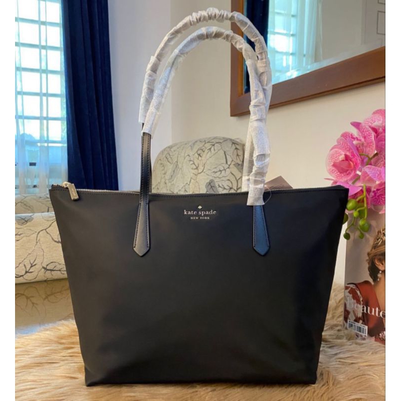 KS Kitt tote shopper bag nylon black