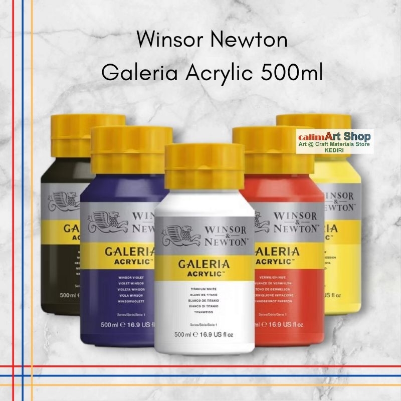 

*PROMO!!!!!!* CAT ACRYLIC WINSOR&NEWTON GALERIA KEMASAN 500ML