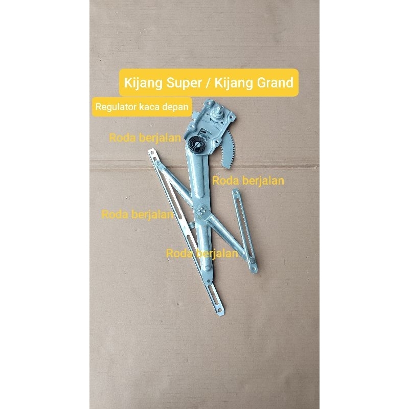 Regulator kaca depan kanan kijang rover
