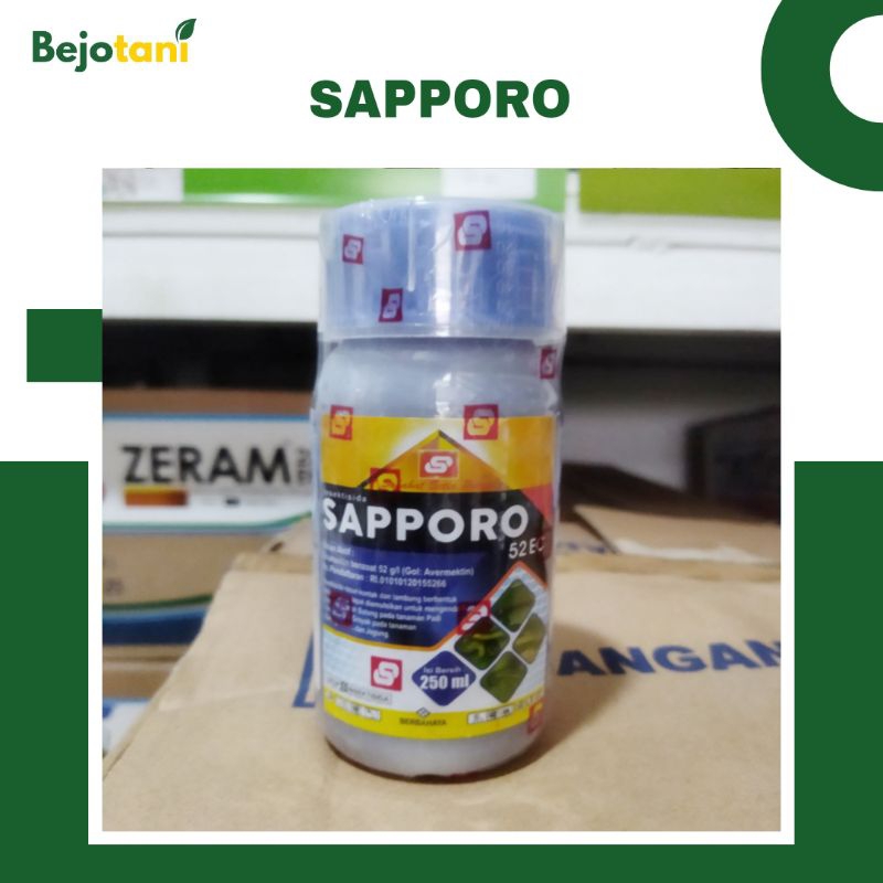 SAPPORO 52EC Insektisida Pembasmi Ulat Tanaman Padi Bawang Jagung Melon Kacang Kedelai Racun Kontak 