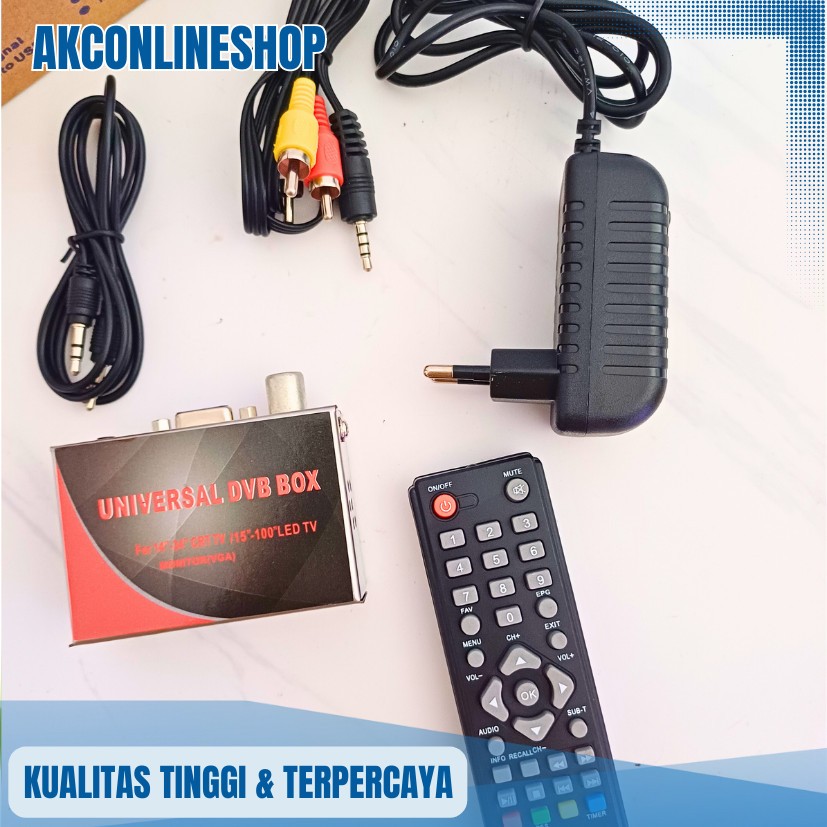 TV Tuner DVB-T2 untuk Laptop dan PC OS Windows
