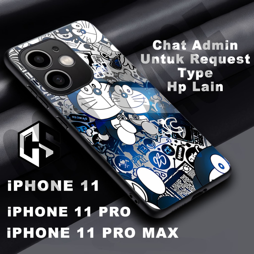 (COD 108) Softcase glossy kilau untuk type Hp IPHONE 11 / Motif Cartoon/case iphone 11 pro/casing ip