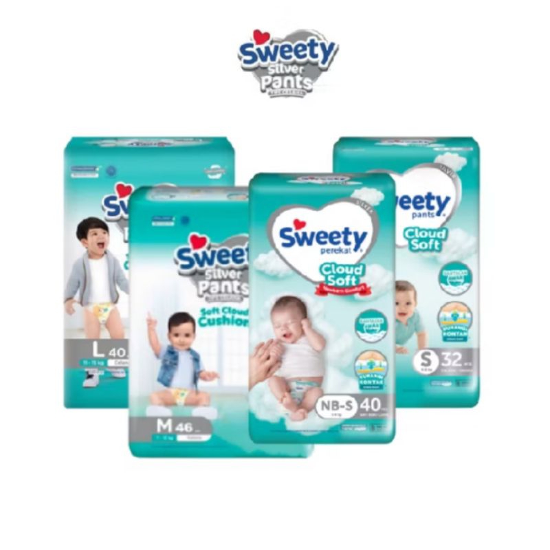 Pampers sweety silver pants