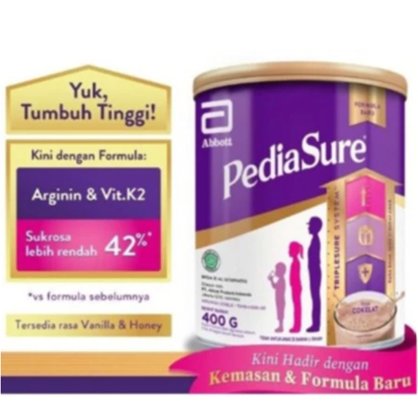 

PediaSure Cokelat / Vanilla 400gr - Nutrisi Pertumbuhan