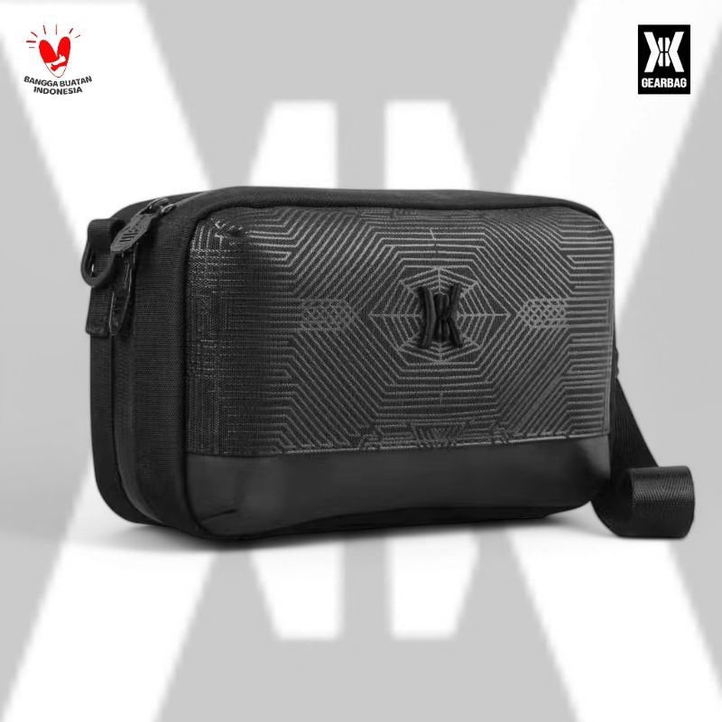 GEARBAG -  Clutch Bag Tas Selempang Pria / Handbag Pria Kulit HANDBAG HERO TAS CLUTCH ANTI BARA & AN