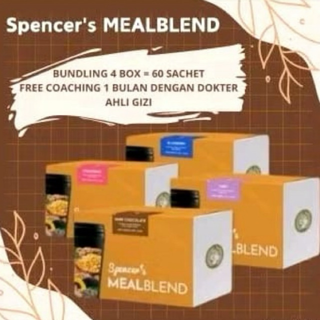 

[Promo Bundling]!!! 4 Box Spencer's Mealblend All Variant Mix | Free Coaching 1 Bulan